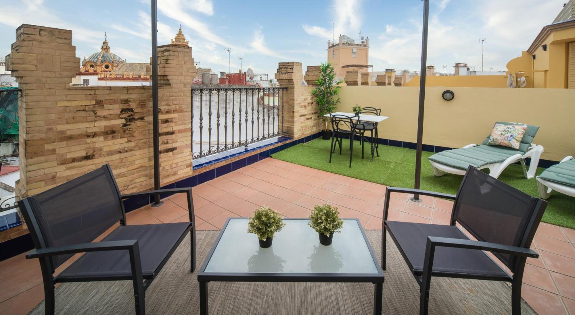 Apartament Exclusive Triplex With Private Terrace Sewilla Zewnętrze zdjęcie