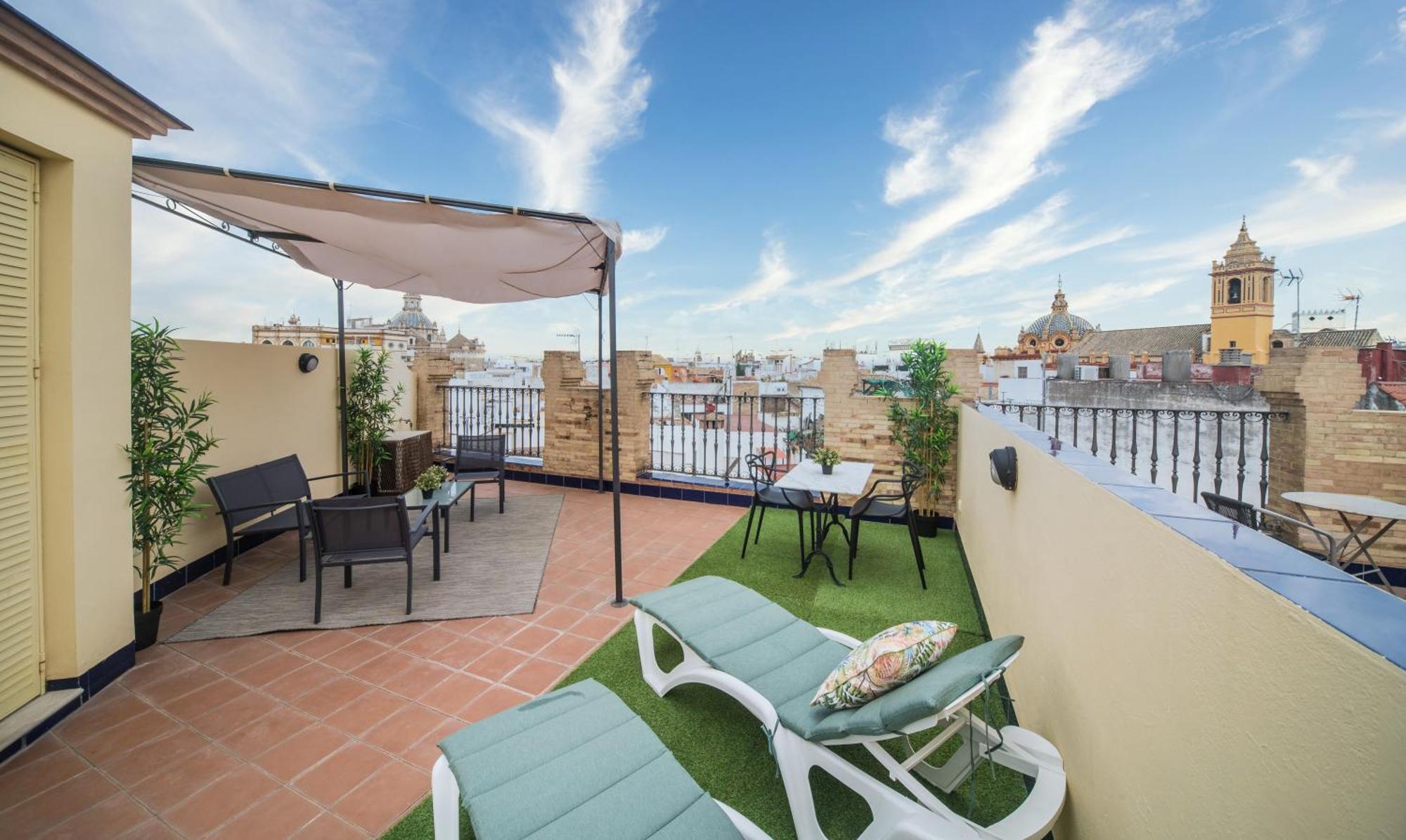 Apartament Exclusive Triplex With Private Terrace Sewilla Zewnętrze zdjęcie