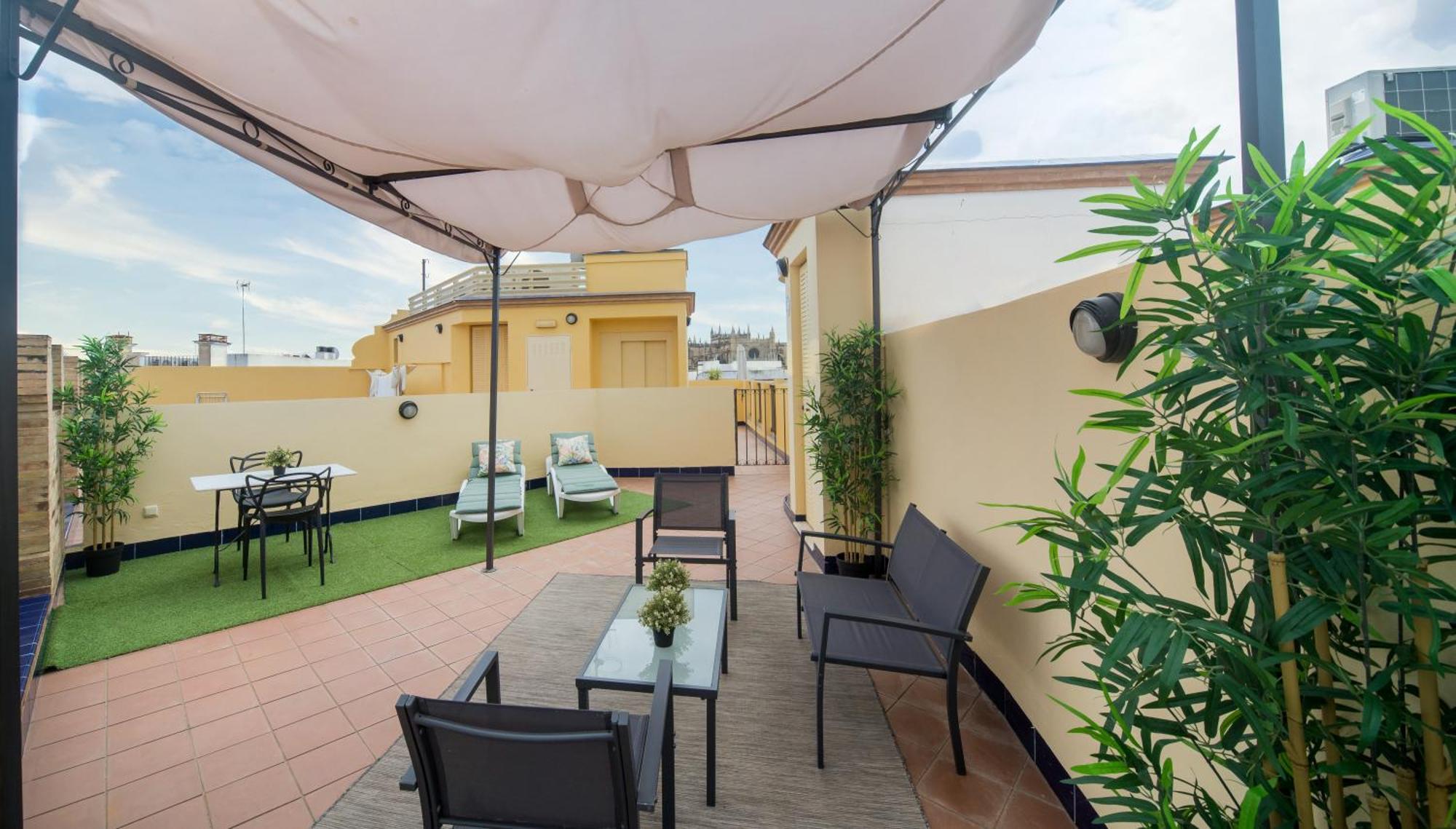 Apartament Exclusive Triplex With Private Terrace Sewilla Zewnętrze zdjęcie